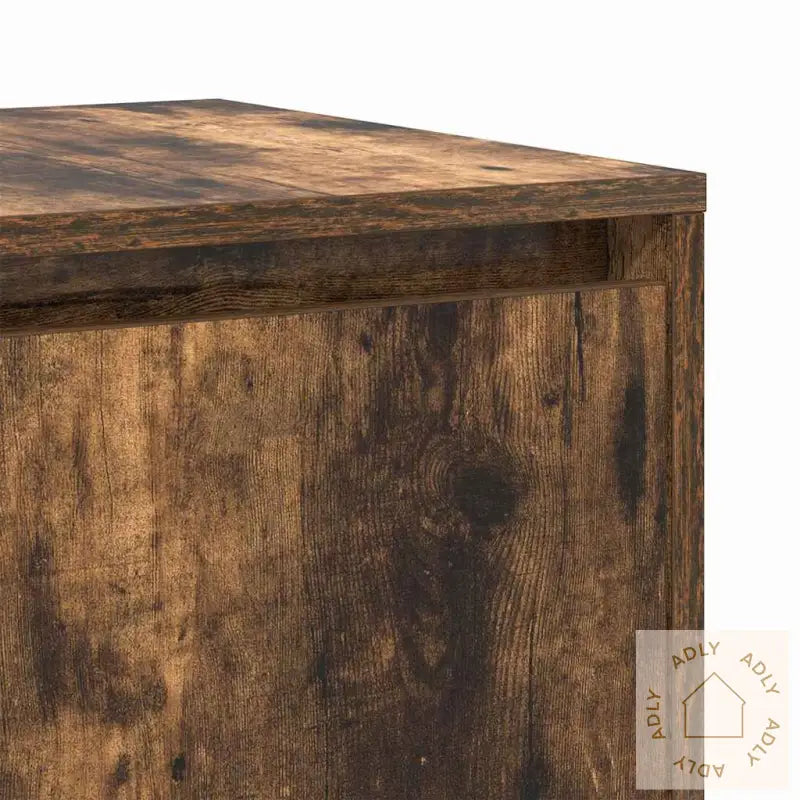 Røkt Eik Sidebord Røkt Eik Konstruert Tre 120 X 41 X 75 Cm