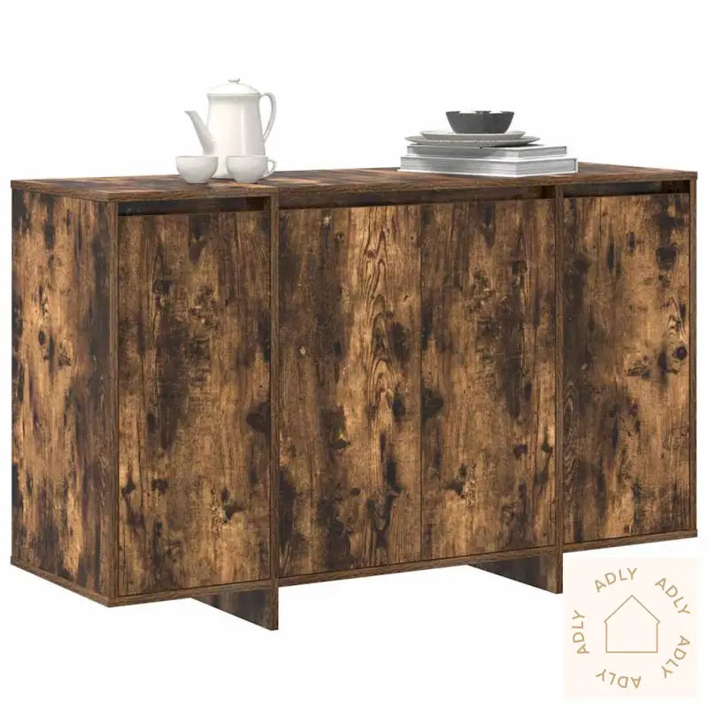 Røkt Eik Sidebord Røkt Eik Konstruert Tre 120 X 41 X 75 Cm