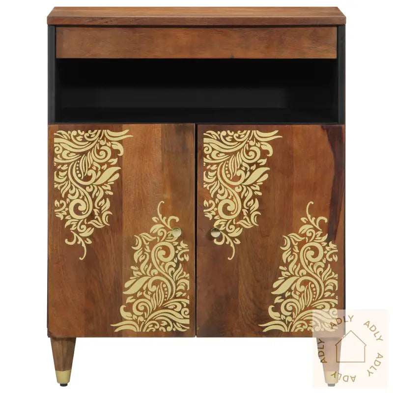 Sideboard 60X33X75 Cm Solid Wood Mango