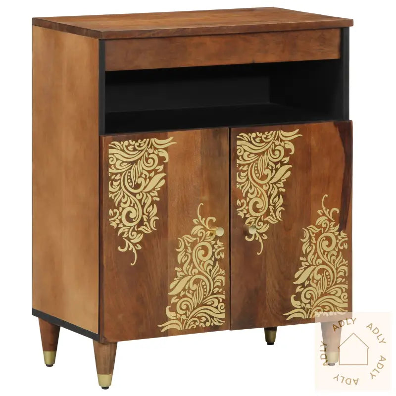Sideboard 60X33X75 Cm Solid Wood Mango