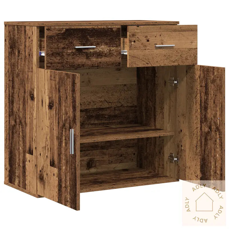 Serviesskap Gammelt Tre 79 X 38 X 80 Cm Konstruert Tre