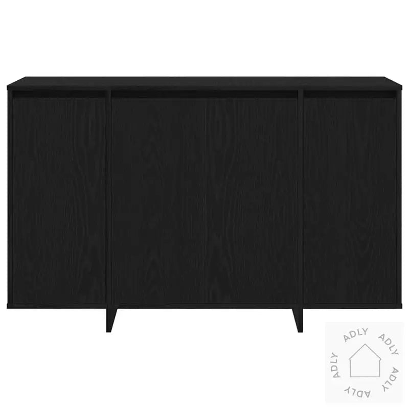 Svart Eik Sidebord Svart Eik Tre 120 X 41 X 75 Cm