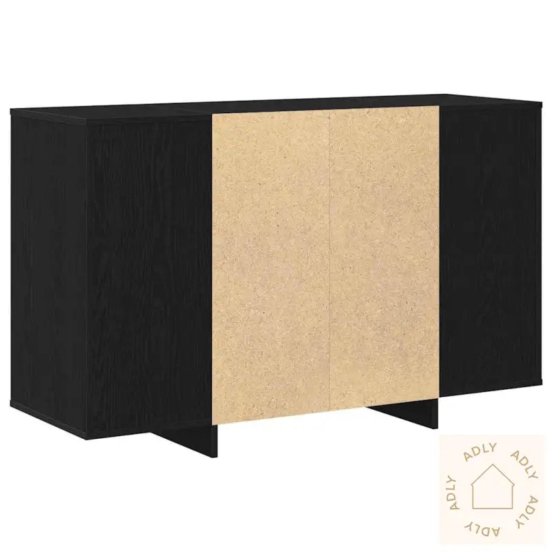 Svart Eik Sidebord Svart Eik Tre 120 X 41 X 75 Cm