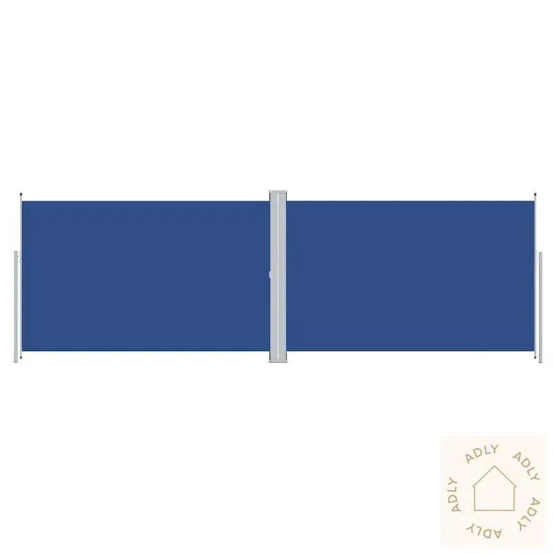 Uttrekkbar Sidemarkise 200X600 Cm Blå