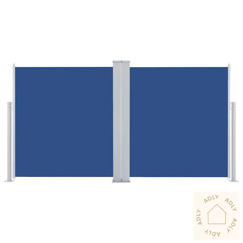 Uttrekkbar Sidemarkise 100X600 Cm Blå