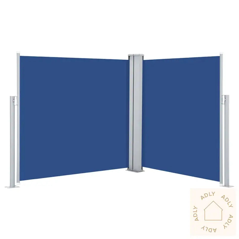 Uttrekkbar Sidemarkise 100X600 Cm Blå