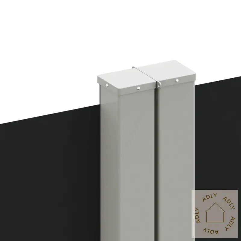 Uttrekkbar Sidemarkise Svart 140X1200 Cm