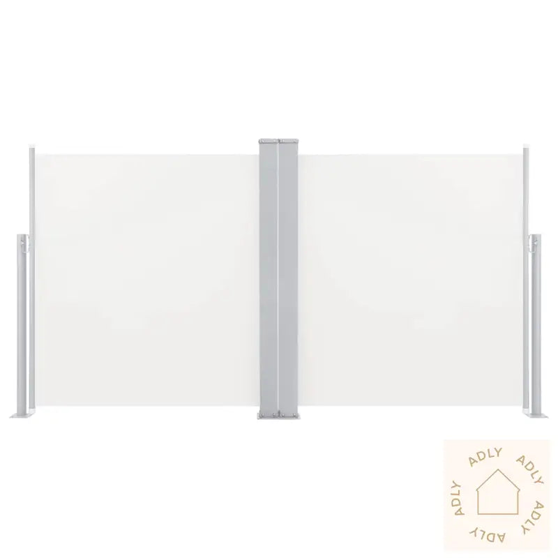 Uttrekkbar Sidemarkise 120X600 Cm Kremhvit
