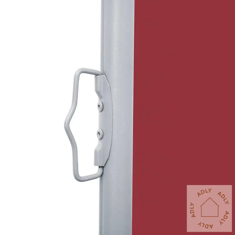 Uttrekkbar Sidemarkise 100X600 Cm Rød