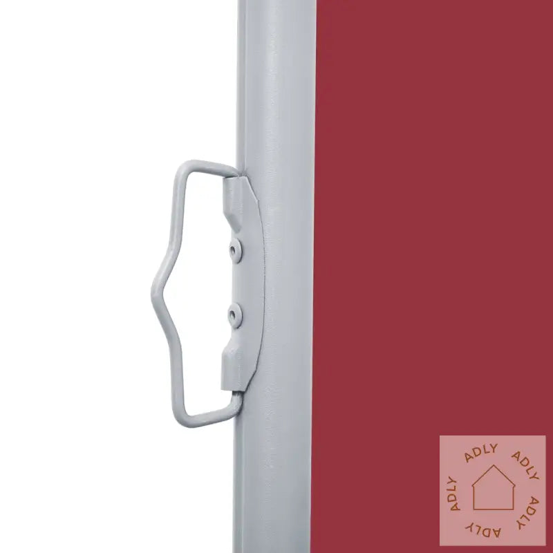 Uttrekkbar Sidemarkise Rød 160X600 Cm