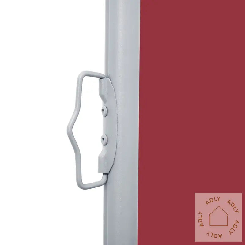 Uttrekkbar Sidemarkise 100X1000 Cm Rød