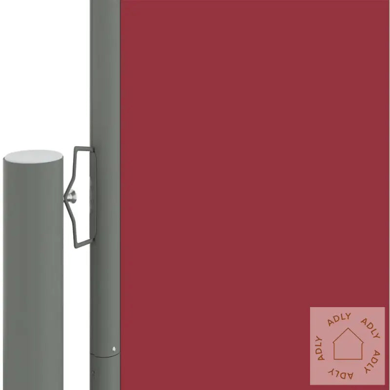 Uttrekkbar Sidemarkise 220X1000 Cm Rød