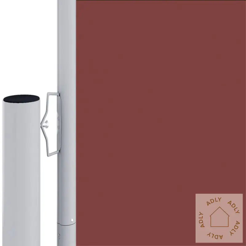 Uttrekkbar Sidemarkise Brun 160X600 Cm