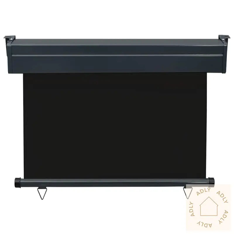 Sidemarkise For Balkong 100X250 Cm Svart