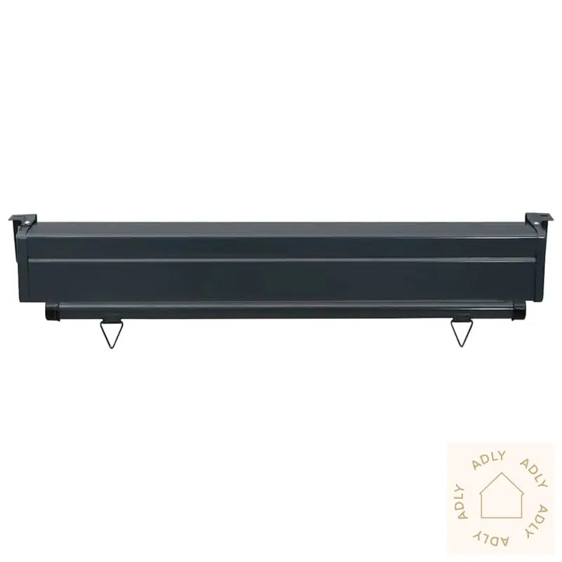 Sidemarkise For Balkong 100X250 Cm Svart