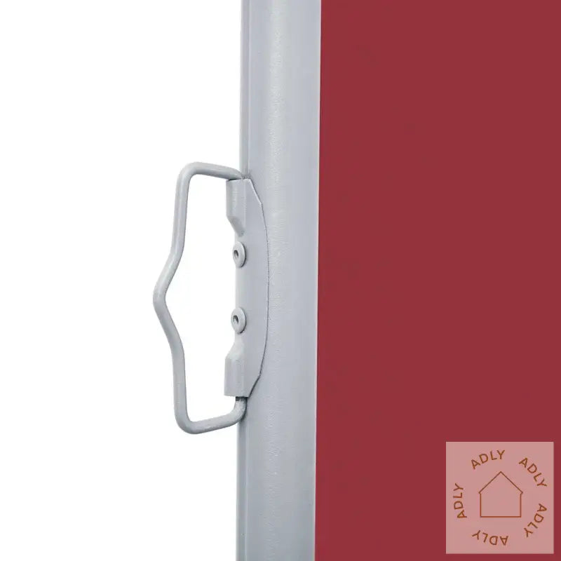 Uttrekkbar Sidemarkise 160X600 Cm Rød