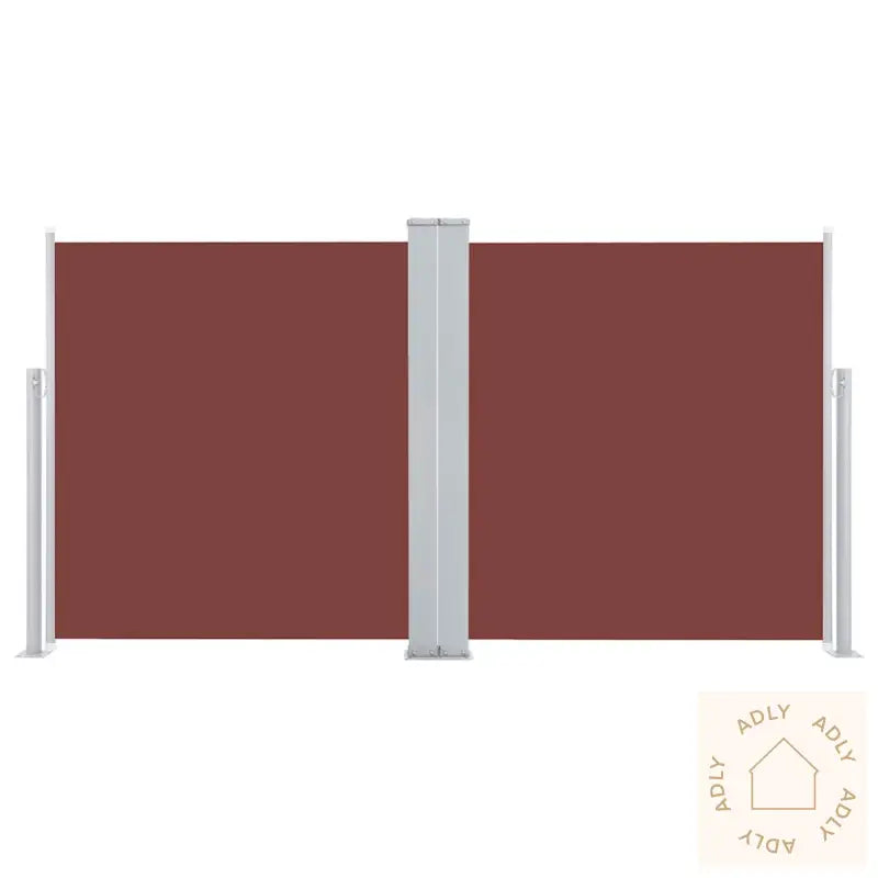 Uttrekkbar Sidemarkise 100X600 Cm Brun