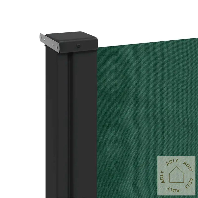 Uttrekkbar Sidemarkise Mørkegrønn 200X500 Cm