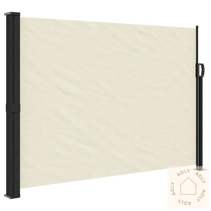 Uttrekkbar Sidemarkise 140X600 Cm Kremhvit