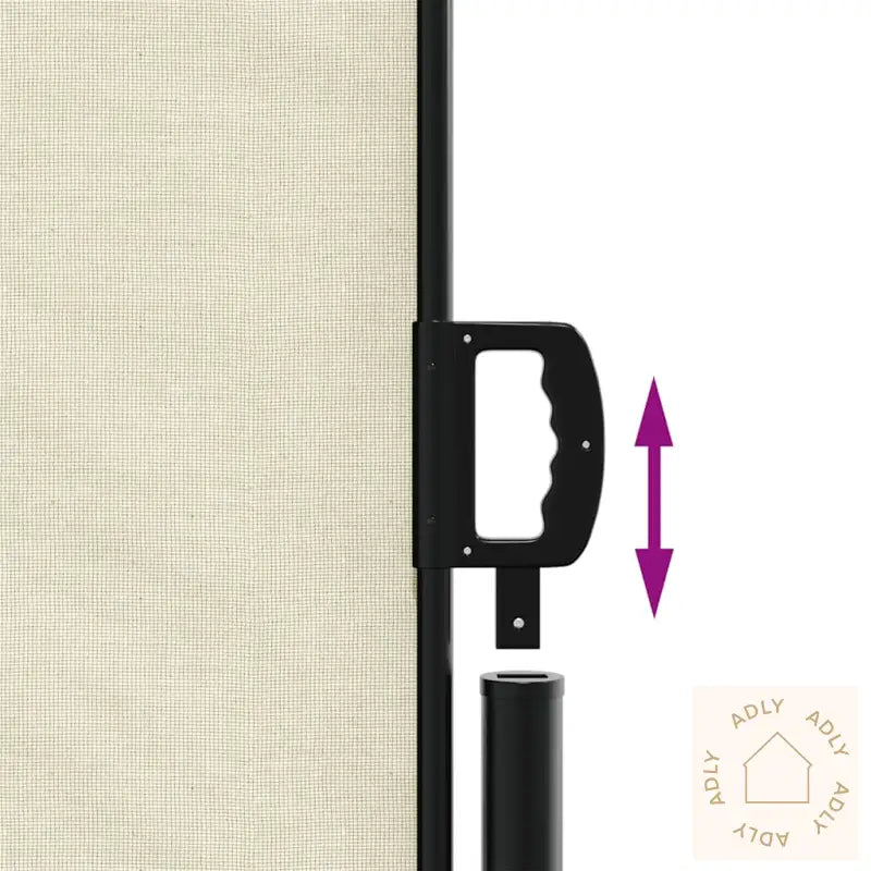 Uttrekkbar Sidemarkise 140X600 Cm Kremhvit
