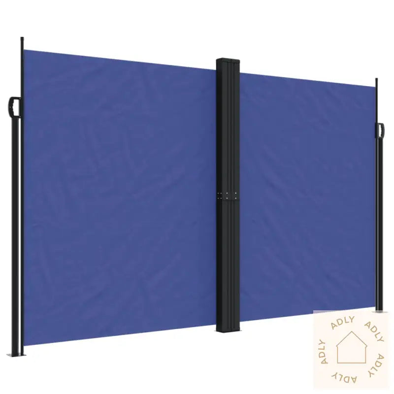 Uttrekkbar Sidemarkise Blå 200X600 Cm