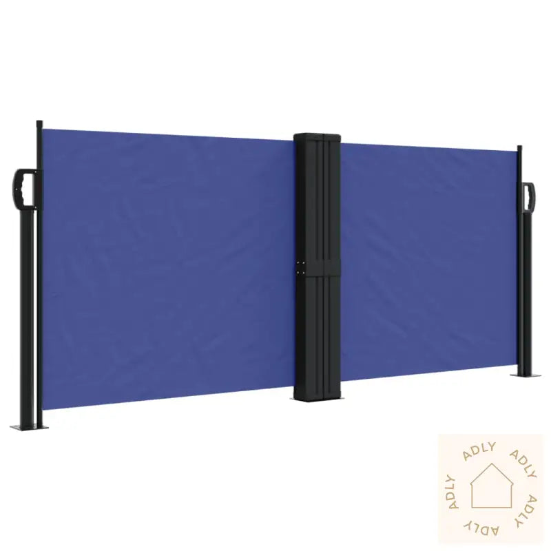 Uttrekkbar Sidemarkise 100X600 Cm Blå
