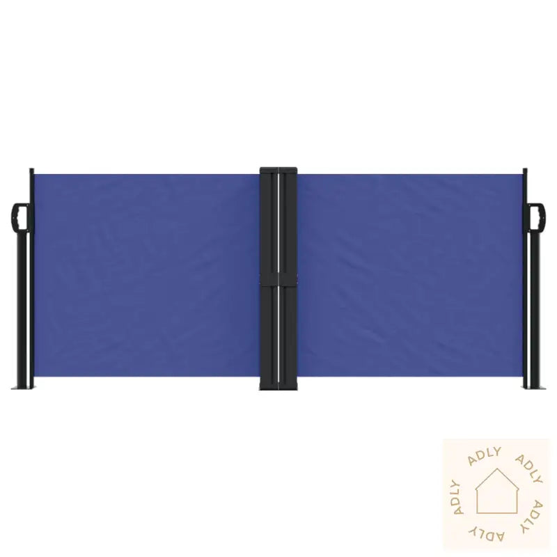 Uttrekkbar Sidemarkise 100X600 Cm Blå