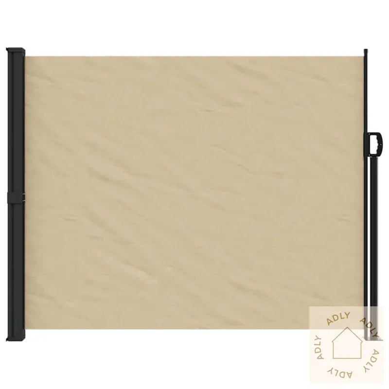 Uttrekkbar Sidemarkise Beige 160X600 Cm