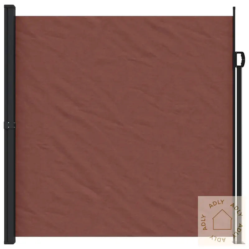 Uttrekkbar Sidemarkise Brun 200X500 Cm