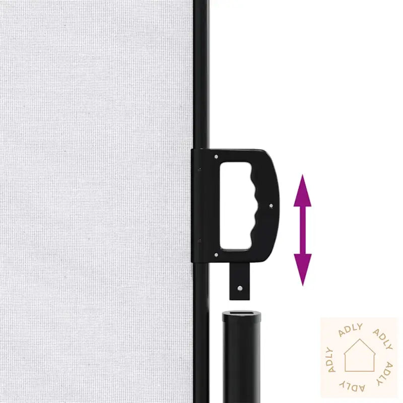 Uttrekkbar Sidemarkise Hvit 160X600 Cm