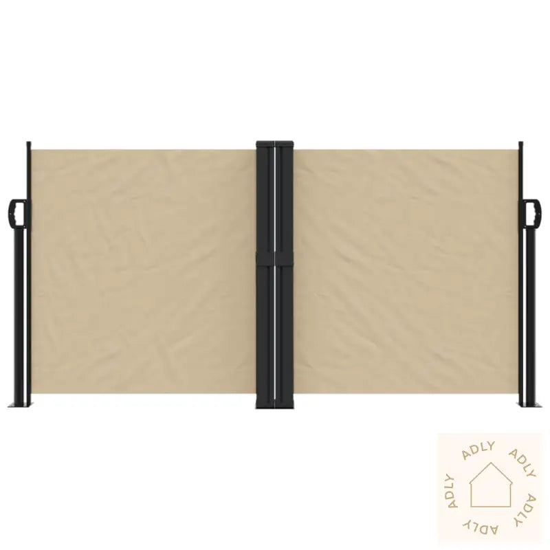 Uttrekkbar Sidemarkise 120X1000 Cm Beige