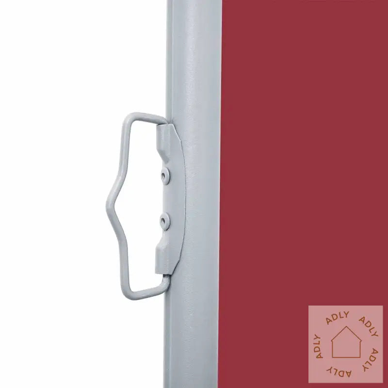 Uttrekkbar Sidemarkise 170X600 Cm Rød