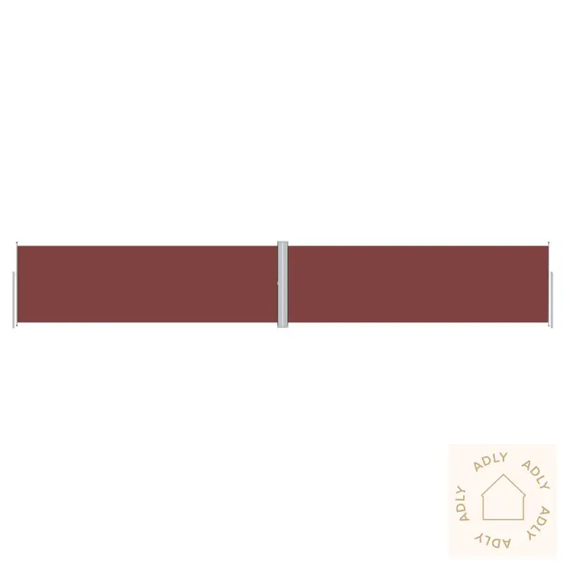 Uttrekkbar Sidemarkise 160X1000 Cm Brun