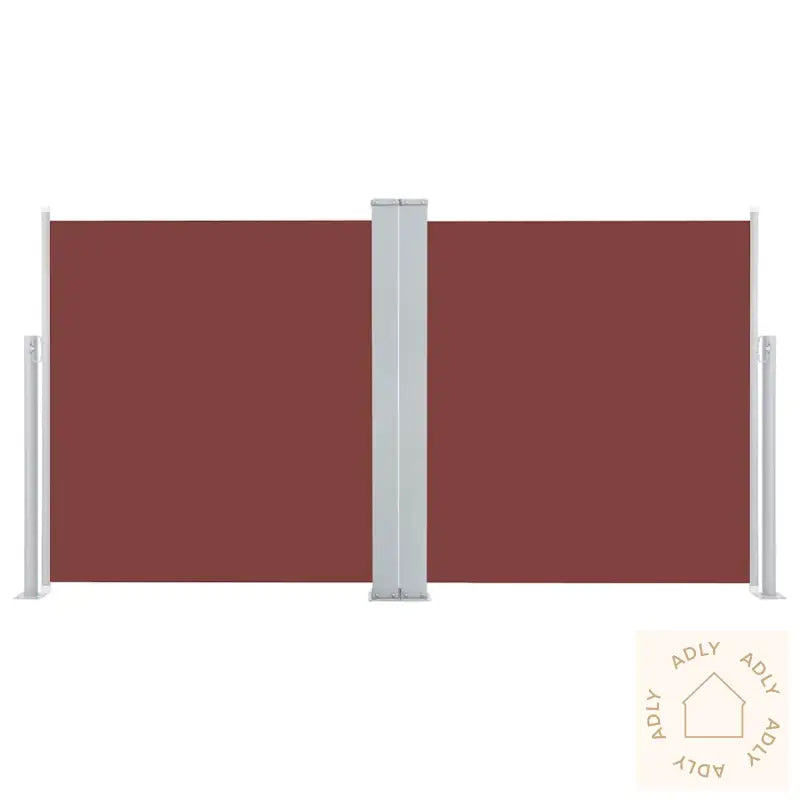 Uttrekkbar Sidemarkise 120X600 Cm Brun