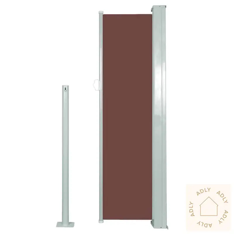 Uttrekkbar Sidemarkise 120 X 300 Cm Brun