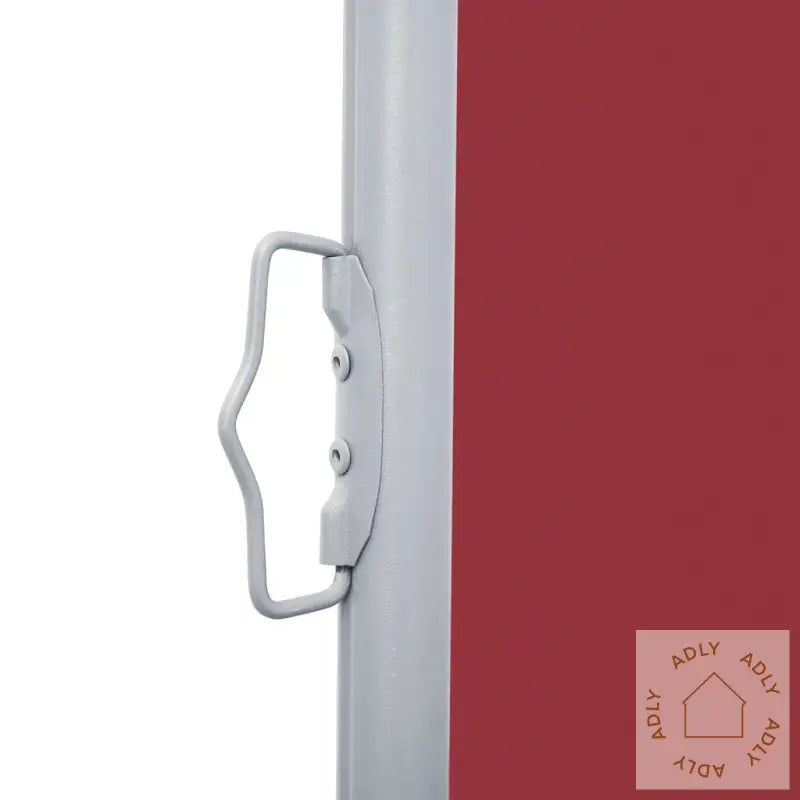 Uttrekkbar Sidemarkise 120X600 Cm Rød