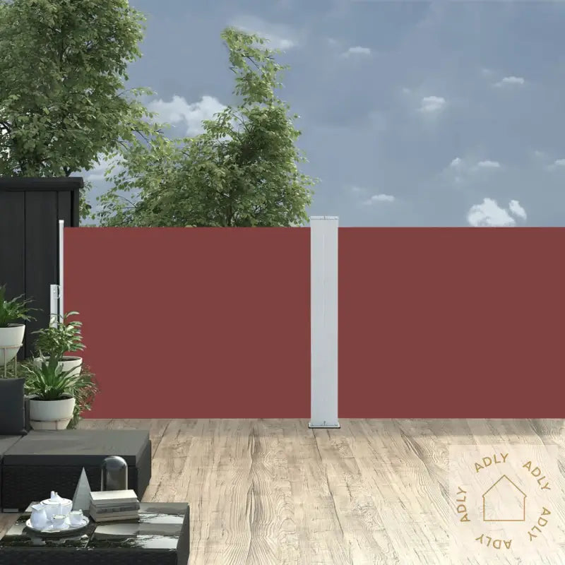 Uttrekkbar Sidemarkise 120X1000 Cm Brun