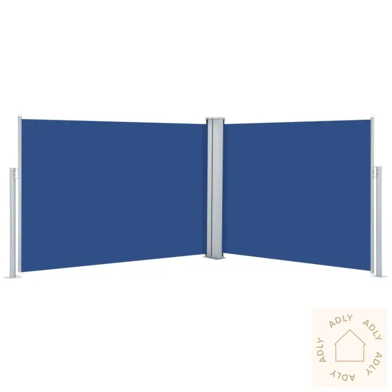 Uttrekkbar Sidemarkise 100X1000 Cm Blå