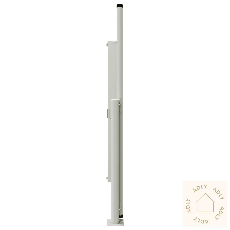 Uttrekkbar Sidemarkise Brun 140X1200 Cm