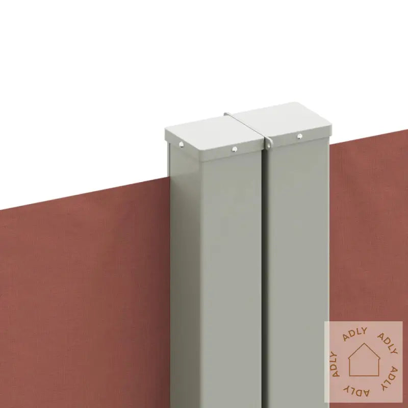 Uttrekkbar Sidemarkise Brun 140X1200 Cm