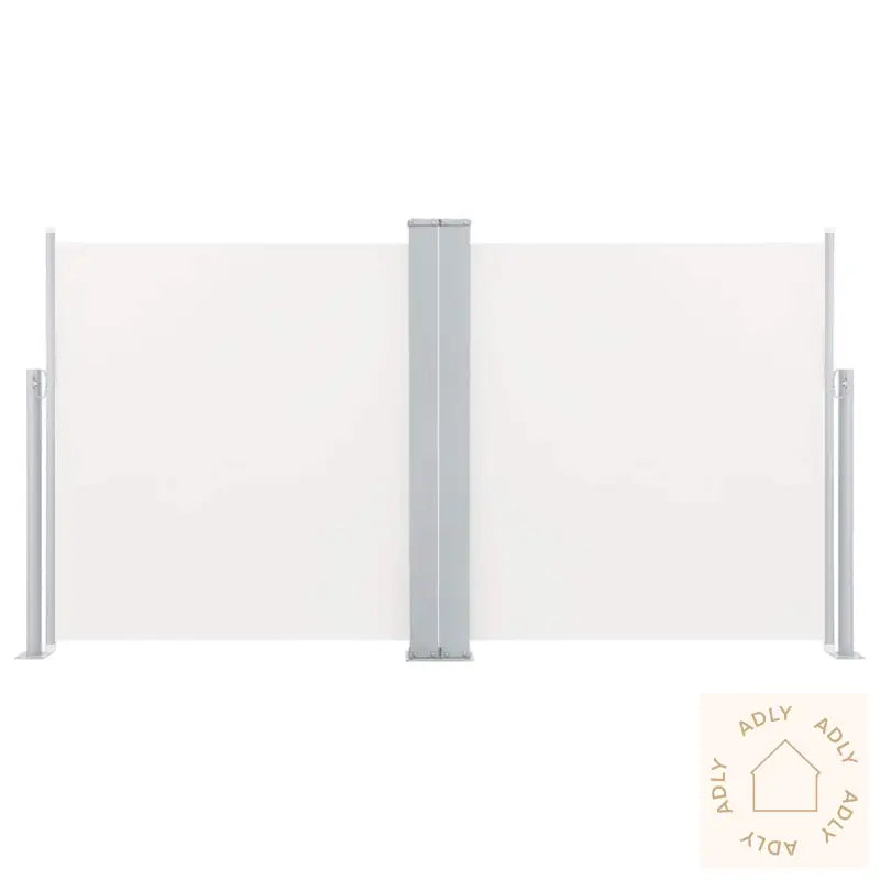 Uttrekkbar Sidemarkise 100X600 Cm Kremhvit