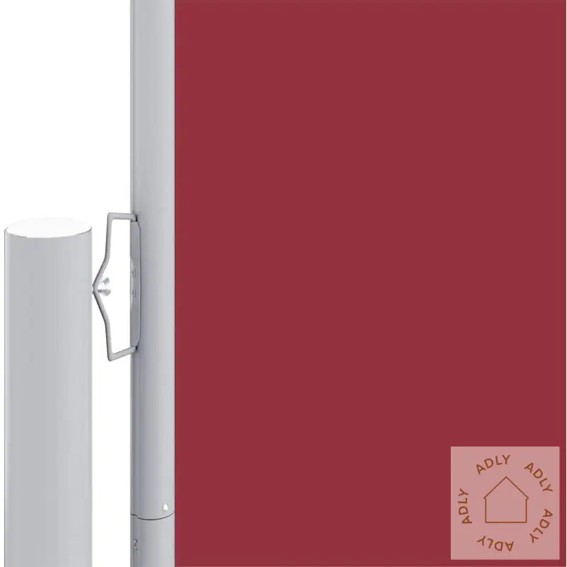 Uttrekkbar Sidemarkise 200X600 Cm Rød