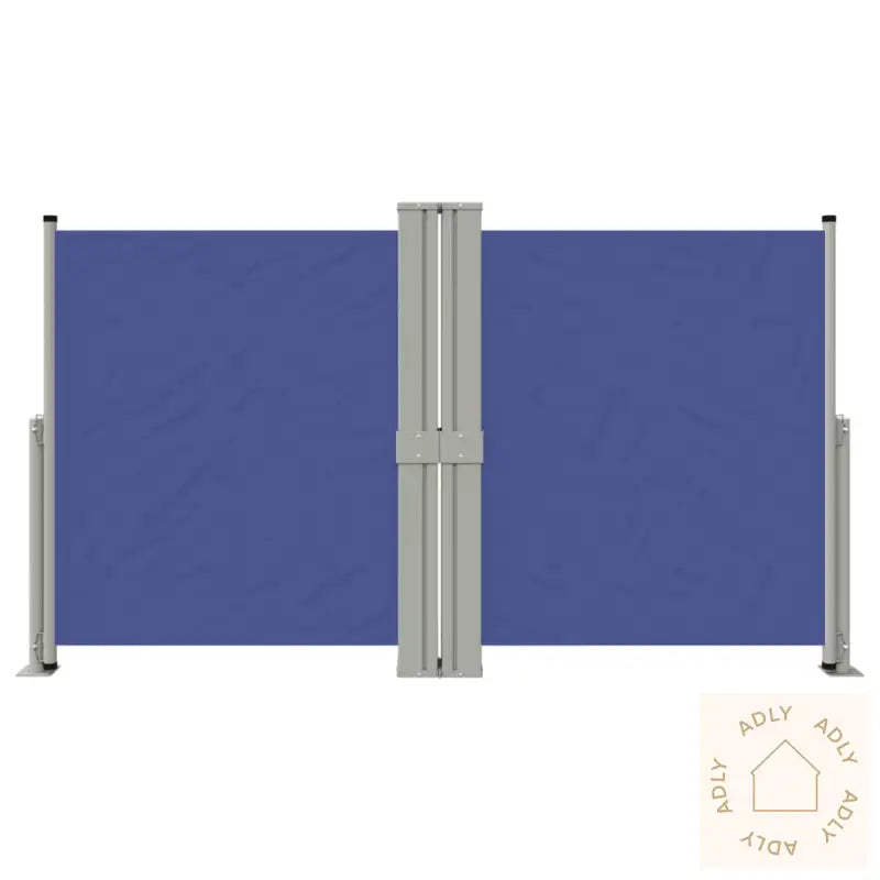 Uttrekkbar Sidemarkise Blå 140X1200 Cm