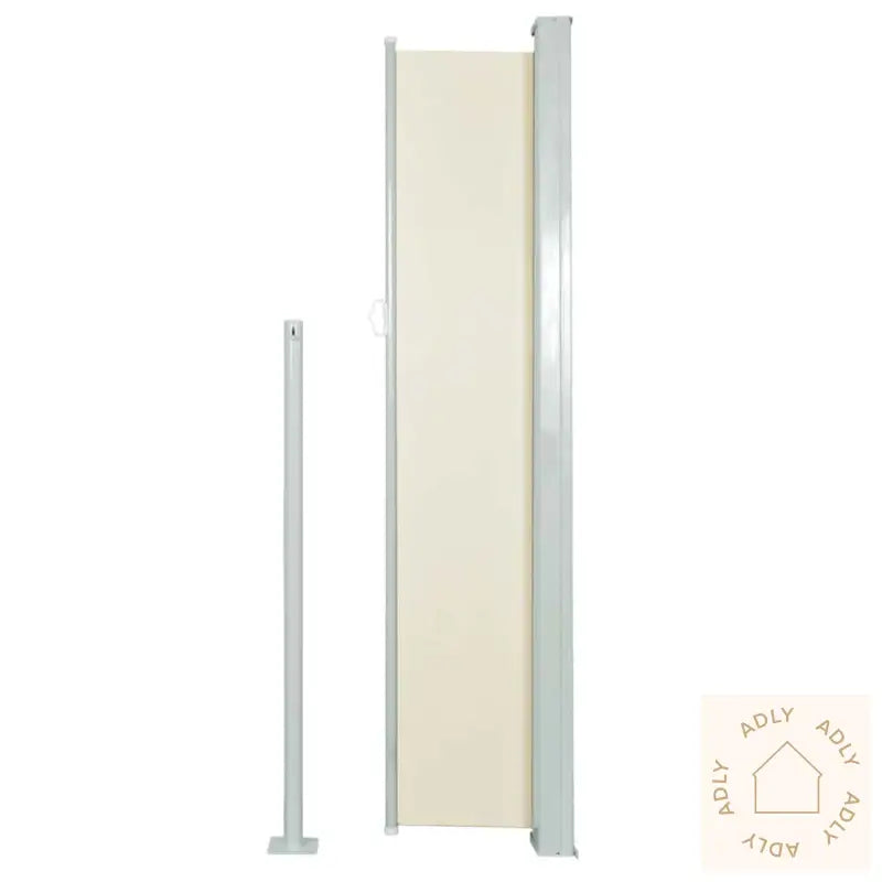 Uttrekkbar Sidemarkise 120 X 300 Cm Kremhvit