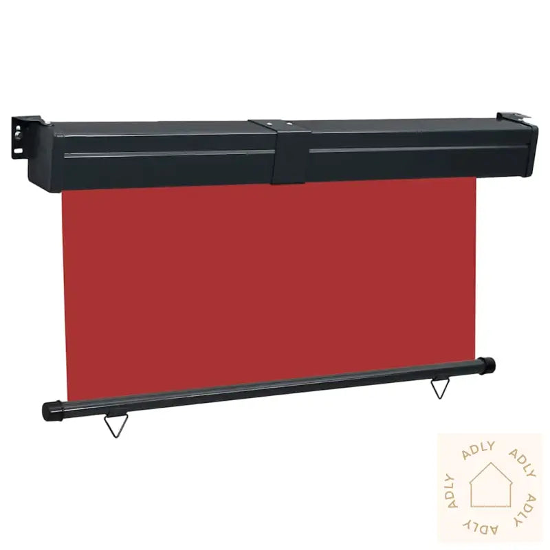 Sidemarkise For Balkong 145X250 Cm Rød
