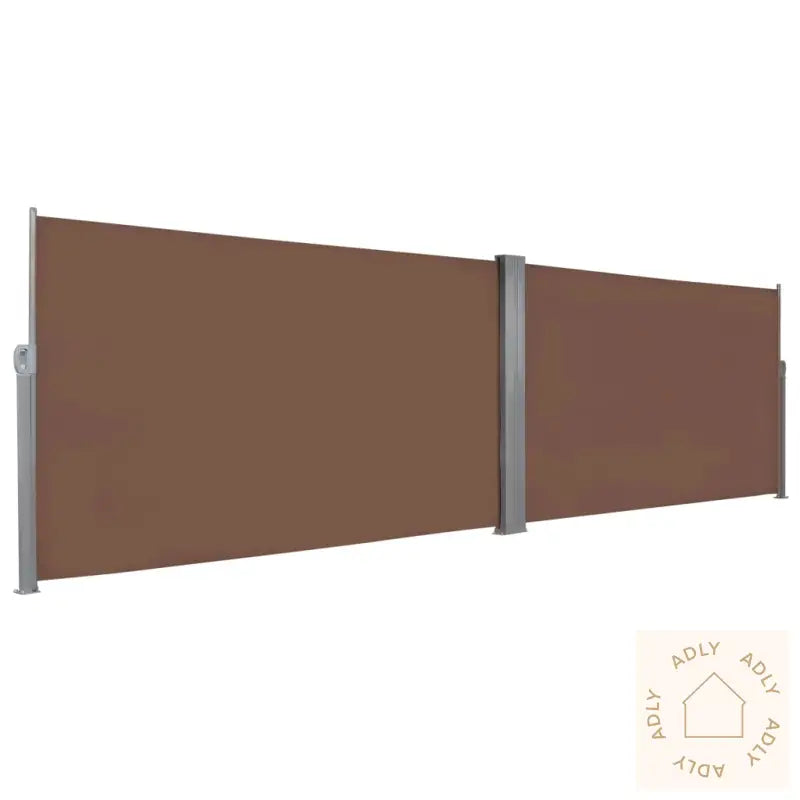 Uttrekkbar Sidemarkise 160X600 Cm Brun