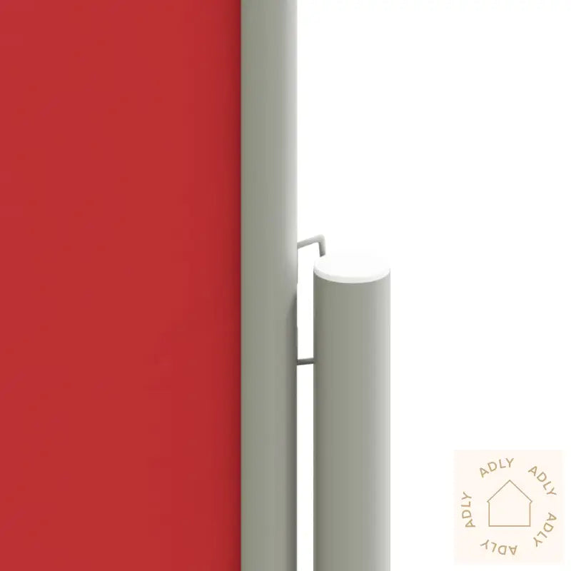Uttrekkbar Sidemarkise Rød 140X1200 Cm