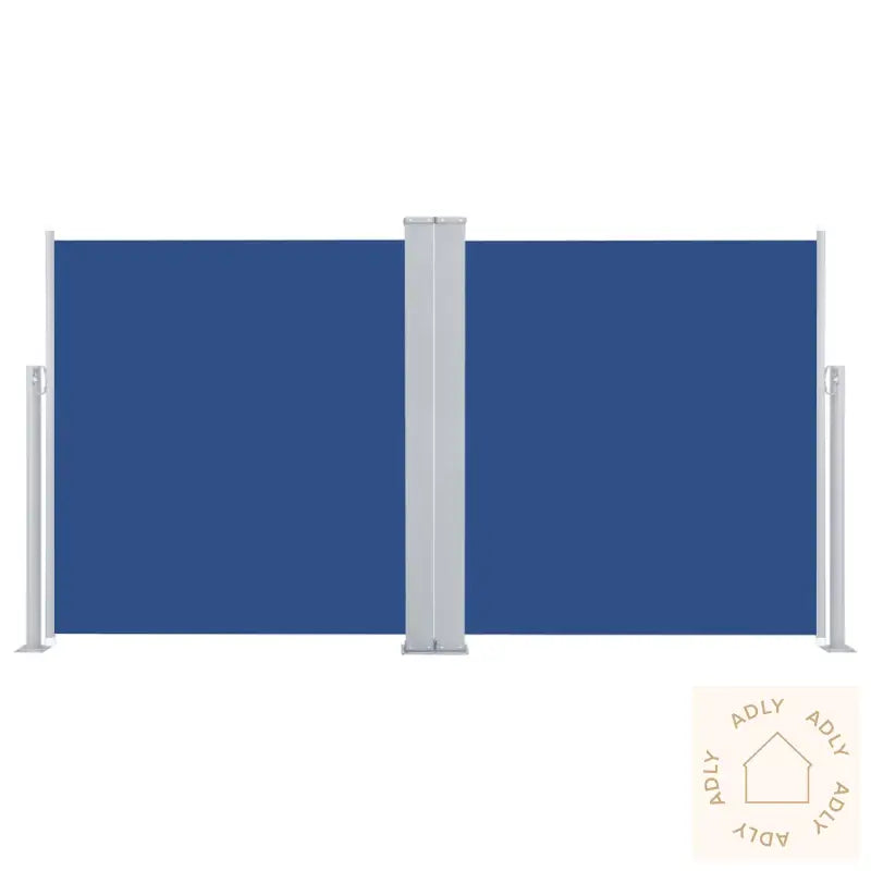 Uttrekkbar Sidemarkise 140X600 Cm Blå