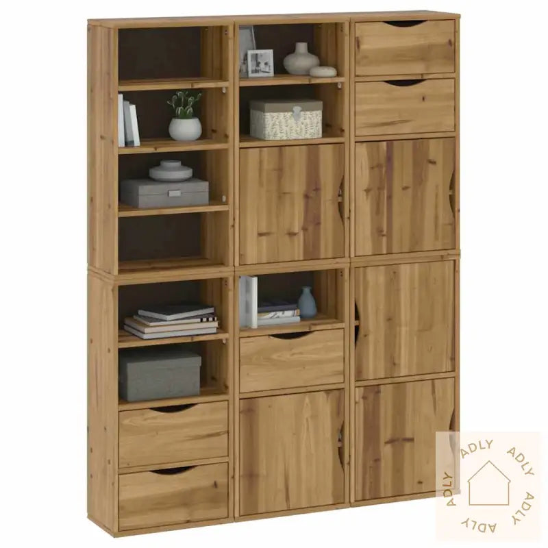 Sideskap 6 Stk Odda 40X24X79 Cm Heltre Furu