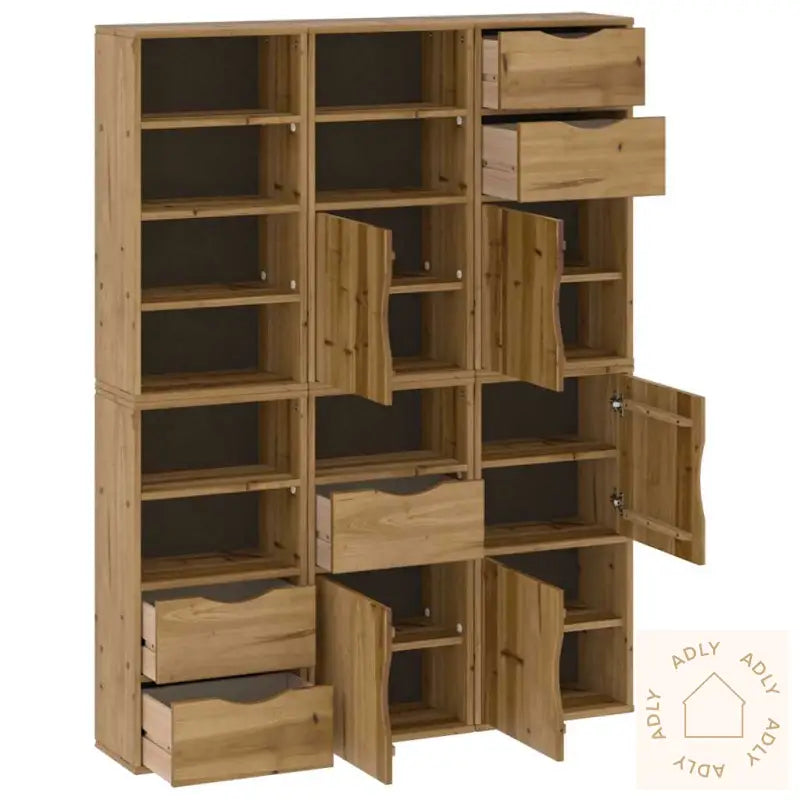 Sideskap 6 Stk Odda 40X24X79 Cm Heltre Furu